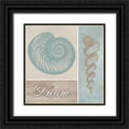 thumbnail image 1 of Greene, Taylor 26x26 Black Ornate Wood Framed with Double Matting Museum Art Print Titled - Dream Shells, 1 of 4