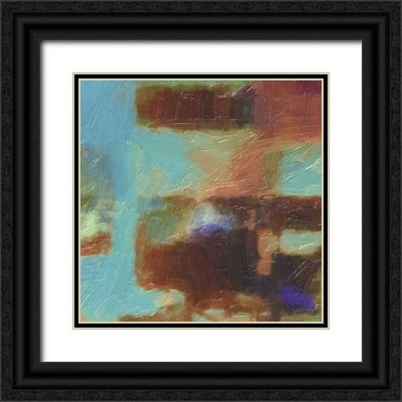 Greene, Taylor 26x26 Black Ornate Wood Framed with Double Matting Museum Art Print Titled - SPECTRUM IV