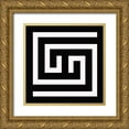 thumbnail image 1 of Greene, Taylor 26x26 Gold Ornate Wood Framed with Double Matting Museum Art Print Titled - LABYRINTH III E, 1 of 4