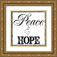 thumbnail image 1 of Greene, Taylor 26x26 Gold Ornate Wood Framed with Double Matting Museum Art Print Titled - PEACE AND HOPE, 1 of 4