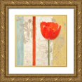 thumbnail image 1 of Greene, Taylor 26x26 Gold Ornate Wood Framed with Double Matting Museum Art Print Titled - Poppy Silhouette I, 1 of 4