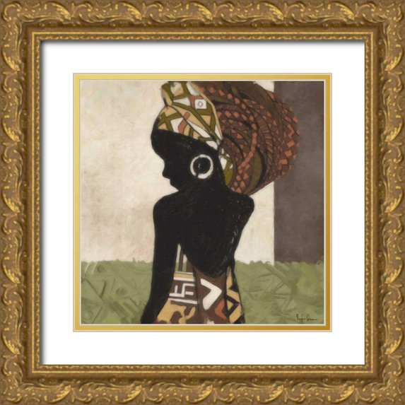 Greene, Taylor 26x26 Gold Ornate Wood Framed with Double Matting Museum Art Print Titled - REGALITY II