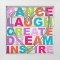 thumbnail image 1 of Greene, Taylor 26x26 White Modern Wood Framed Museum Art Print Titled - Dance Laugh, 1 of 4