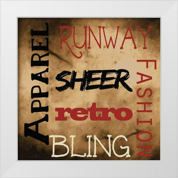 Greene, Taylor 26x26 White Modern Wood Framed Museum Art Print Titled - Fashion Patch S4