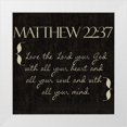 thumbnail image 1 of Greene, Taylor 26x26 White Modern Wood Framed Museum Art Print Titled - Matthew 22-37, 1 of 4