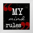 thumbnail image 1 of Greene, Taylor 26x26 White Modern Wood Framed Museum Art Print Titled - My Mind Rules, 1 of 4