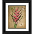 thumbnail image 1 of Greene, Taylor 26x32 Black Ornate Wood Framed with Double Matting Museum Art Print Titled - BROMELIAD ON GOLD, 1 of 4