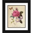 thumbnail image 1 of Greene, Taylor 26x32 Black Ornate Wood Framed with Double Matting Museum Art Print Titled - Rose Superb II, 1 of 4