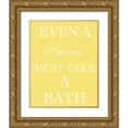 thumbnail image 1 of Greene, Taylor 26x32 Gold Ornate Wood Framed with Double Matting Museum Art Print Titled - PRINCESS MUST BATHE, 1 of 4