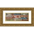 thumbnail image 1 of Greene, Taylor 32x13 Gold Ornate Wood Framed with Double Matting Museum Art Print Titled - Rustic Rules A, 1 of 4