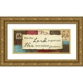 thumbnail image 1 of Greene, Taylor 32x15 Gold Ornate Wood Framed with Double Matting Museum Art Print Titled - FOR THE LORD, 1 of 4