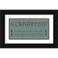 thumbnail image 1 of Greene, Taylor 32x18 Black Ornate Wood Framed with Double Matting Museum Art Print Titled - I CAN DO ALL THINGS F, 1 of 4