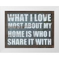 thumbnail image 1 of Greene, Taylor 32x25 White Modern Wood Framed Museum Art Print Titled - What I Love Most, 1 of 4