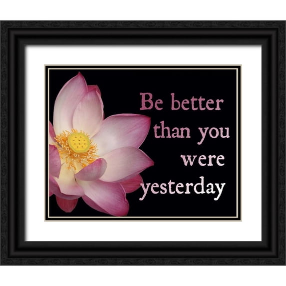 Greene, Taylor 32x26 Black Ornate Wood Framed with Double Matting Museum Art Print Titled - Be Better
