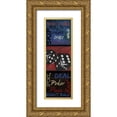 thumbnail image 1 of Greene, Taylor 7x14 Gold Ornate Wood Framed with Double Matting Museum Art Print Titled - GAMING 9 PATCH 2, 1 of 4
