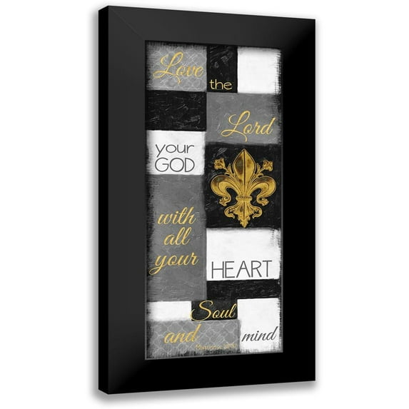 Greene, Taylor 8x14 Black Modern Framed Museum Art Print Titled - Golden Heart