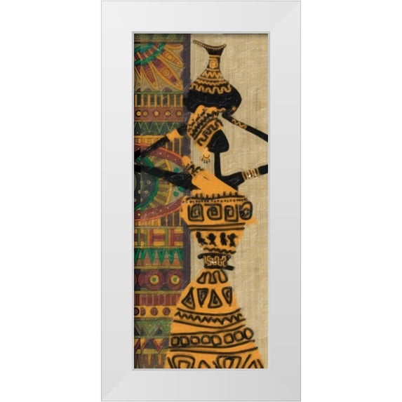 Greene, Taylor 8x14 White Modern Wood Framed Museum Art Print Titled - ETHNIC BEAUTY II