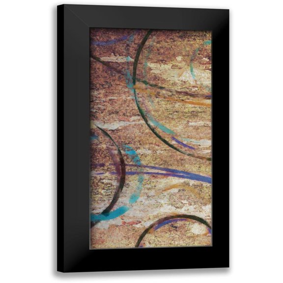 Greene, Taylor 9x14 Black Modern Framed Museum Art Print Titled - CIRCLE AROUND PANEL I