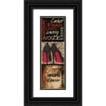 thumbnail image 1 of Greene, Taylor 9x18 Black Ornate Wood Framed with Double Matting Museum Art Print Titled - Fashion 9 Patch B, 1 of 4