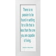 thumbnail image 1 of Greene, Taylor 9x18 White Modern Wood Framed Museum Art Print Titled - THERE IS NO PASSION BLUE, 1 of 4