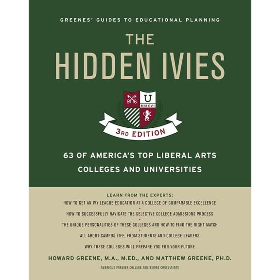 Greene's Guides The Hidden Ivies, 3rd Edition, (Paperback)