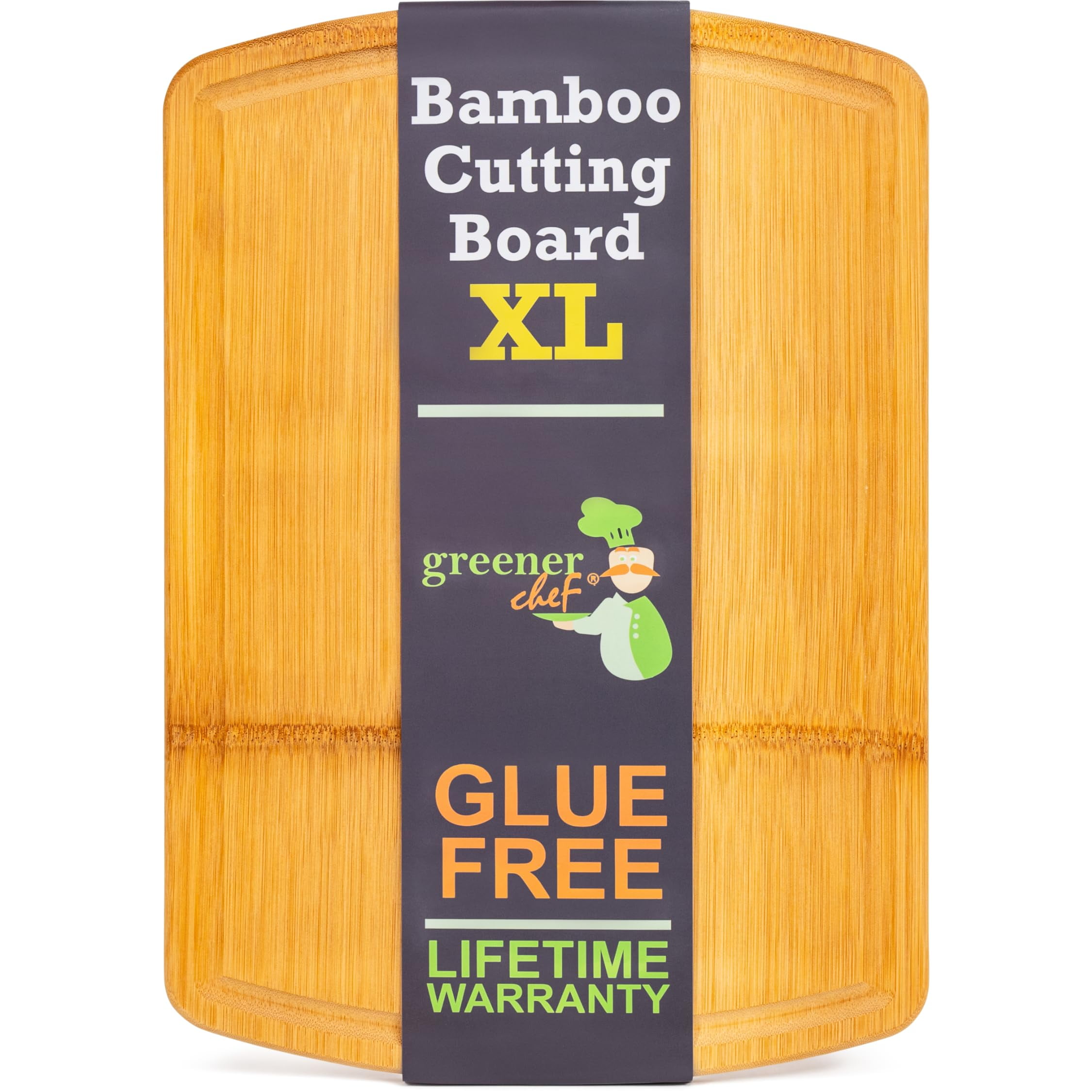 Extra Large Natural Bamboo Rectangular Chopping Block