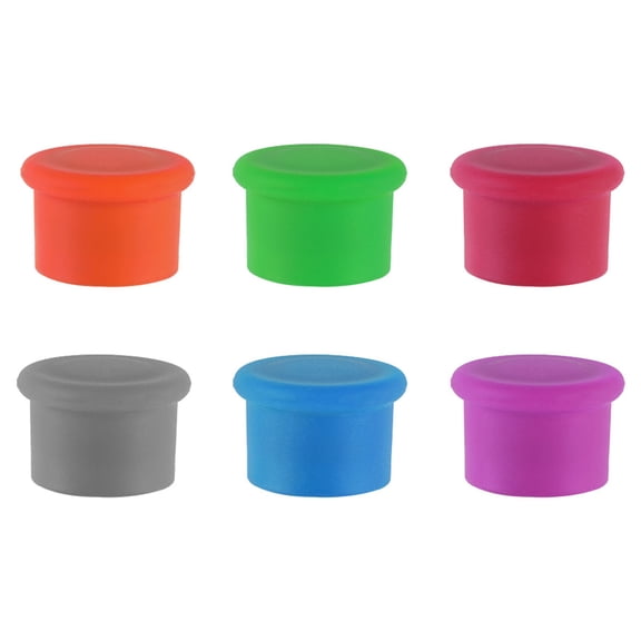 Greener Choice Silicone Bottle Caps, Airtight Seal Preventing Leaks, Easy Maintain, Wide Application In Wine And Beer Bottles, 6 Pieces