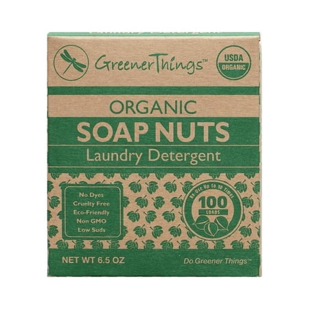 Greener Things Laundry Organic Soap Nuts 6.5 oz Box