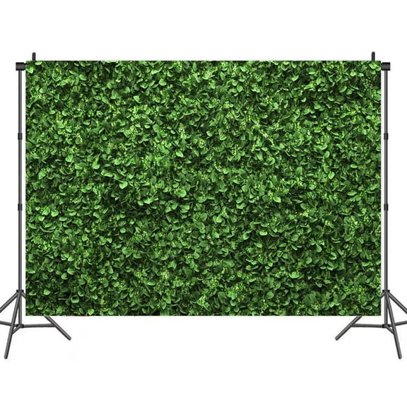 Greenery Backdrop For Photography, Realistic Detail Polyester Material High-Tech Digital Production Photo Background Studio Props, Collapsible And Reused For Spring Nature
