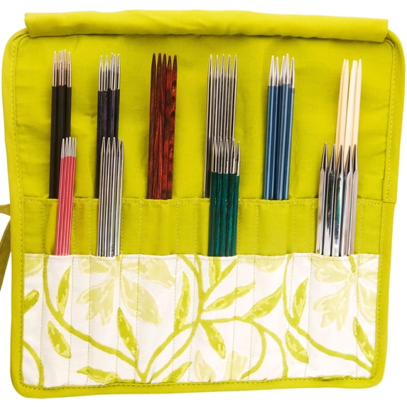 knitter's pride greenery double pointed needle case 6-8"-