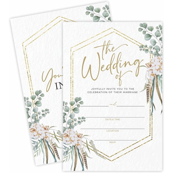 Wedding Invitations with Envelopes - Walmart.com