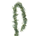 thumbnail image 1 of Greenery Garland,Artificial Ivy Greenery Eucalyptus Spring Garland,Fake Hanging Vines Fake Ivy Leaves Table Decor,Green Hanging Vine Decor,Artificial Vine Plants Backdrop for Home Outdoor Decor, 1 of 8