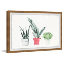 Greenery Heaven Framed Painting Print