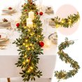 thumbnail image 1 of Greenery LED Vine with Fairy Lights for Home Realistic 190cm Leaf Garland Battery Operated Ideal for Living Room Bedroom Shelf and Wall, 1 of 5
