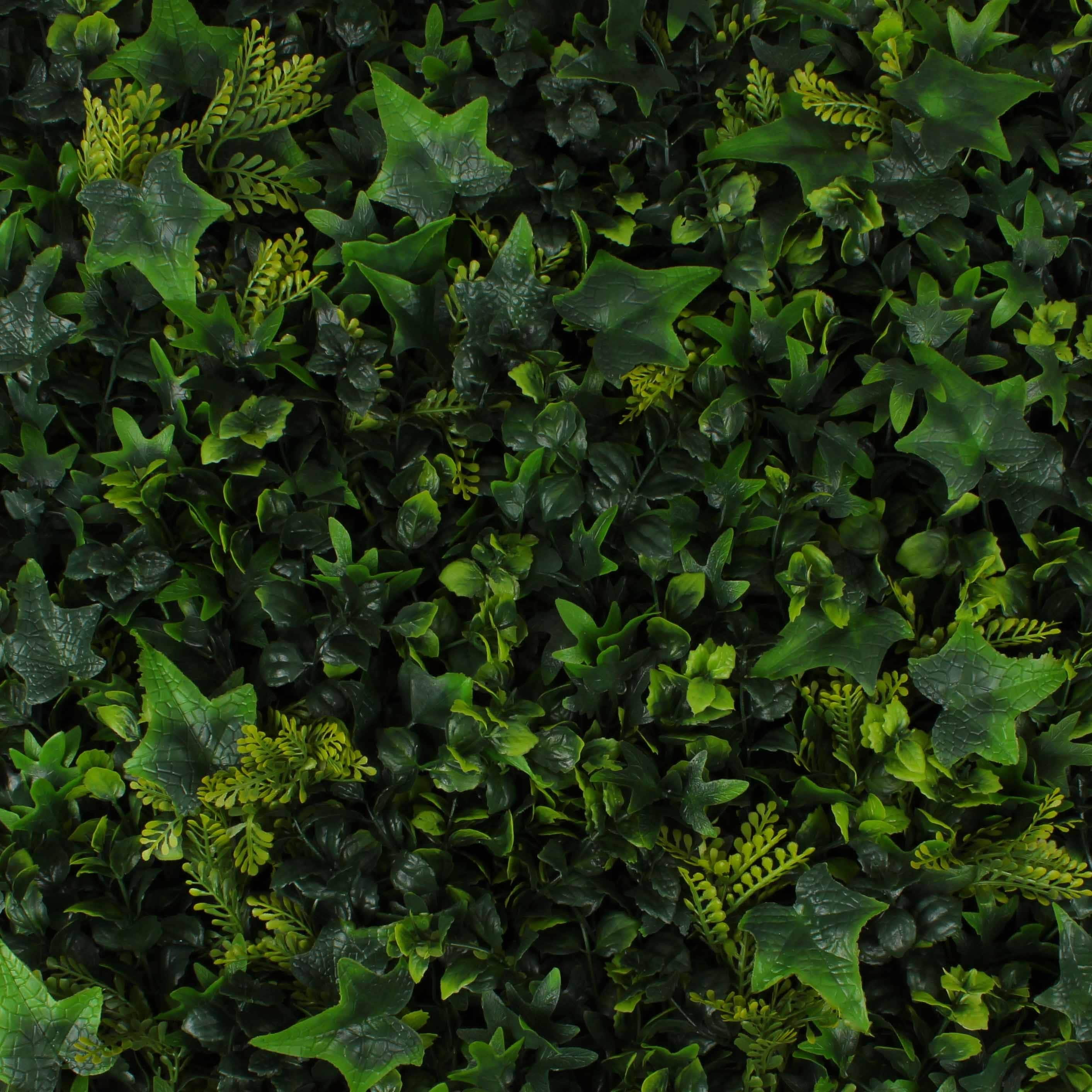 20'' x 20'' Green Plastic Ivy Topiary Panels