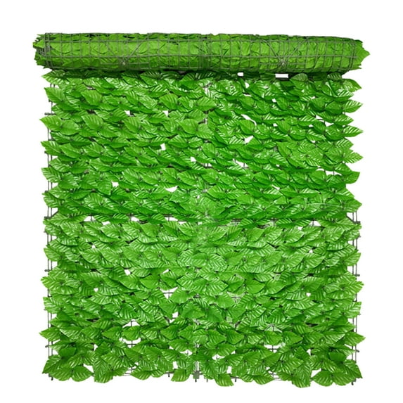 Outdoor Garden Privacy Fence Screen Hedge Leaves Wall Panel Decorative Greenery Vine for Patio Balcony Backyard
