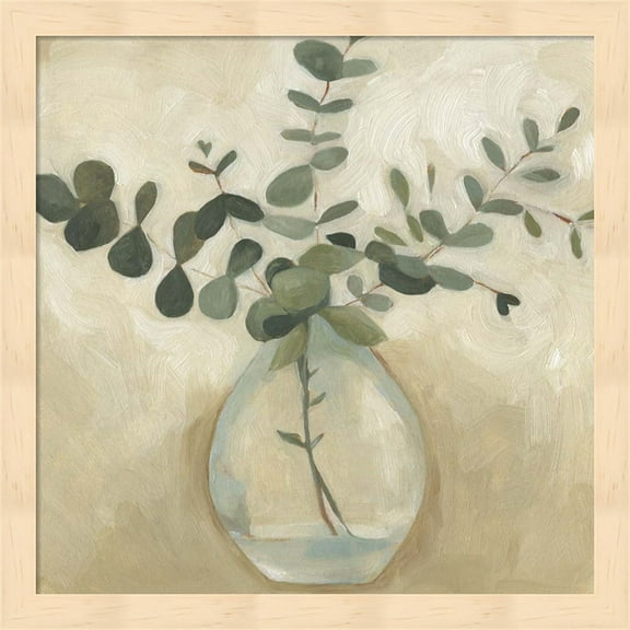 Greenery Still Life III by Emma Scarvey, Framed Wall Art, 13.25W x 13.25H