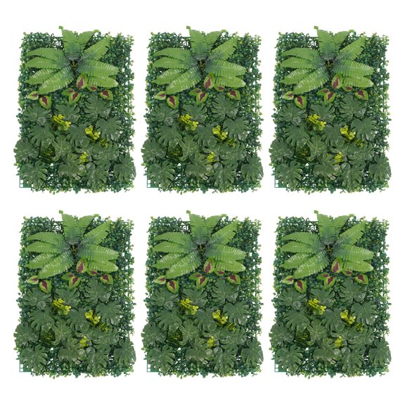 Greenery Walls, 6PCS Artificial Greenery Wall, Artificial Greenery Backdrop Wall Decor
