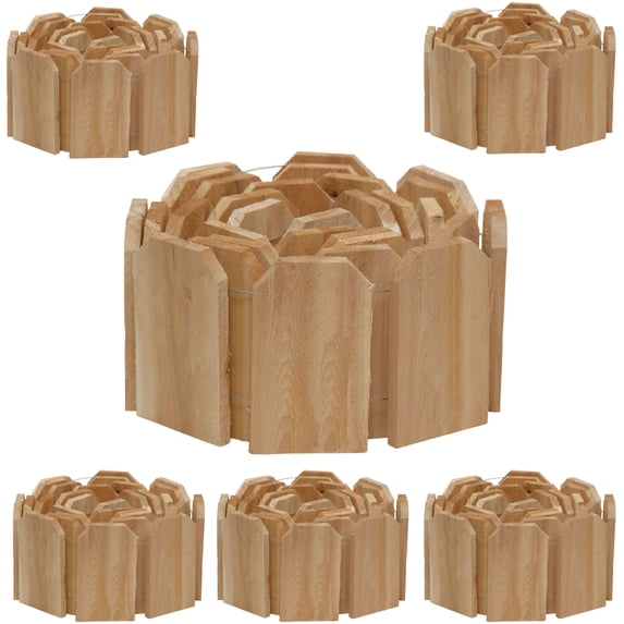 Greenes Fence 10 ft. Cedar Lawn Edging (6-pack, 60 ft. Total)