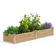 Greenes Fence 2 x 8 x 14 3/4 Thick Premium Cedar Raised Garden Bed