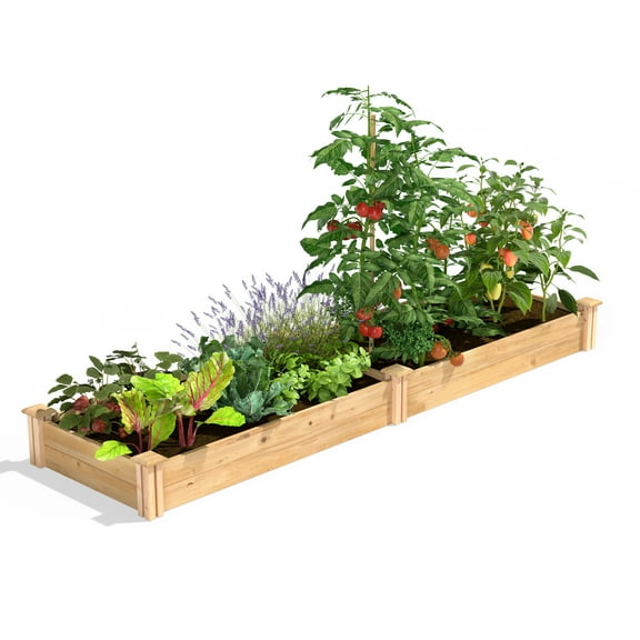 Greenes Fence 2' x 8' x 7" Cedar Raised Garden Bed