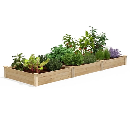 Greenes Fence 4' x 12' x 10.5" (3/4" Thick ) Premium Cedar Raised Garden Bed