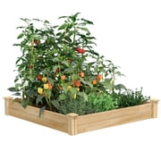 Greenes Fence 4' x 4' x 7" (3/4" Thick) Premium Cedar Raised Garden Bed