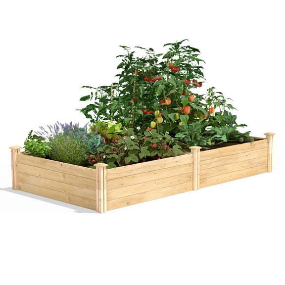 Greenes Fence 4' x 8' x 14" Cedar Raised Garden Bed