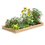 Greenes Fence 4 x 8 x 7 3/4 Thick Premium Cedar Raised Garden Bed