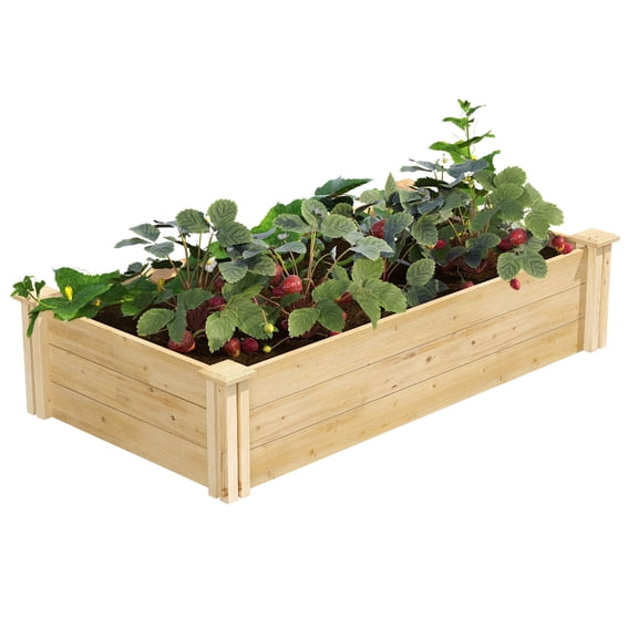 Greenes Fence 2' x 4' x 10.5" (3/4" Thick) Premium Cedar Raised Garden Bed