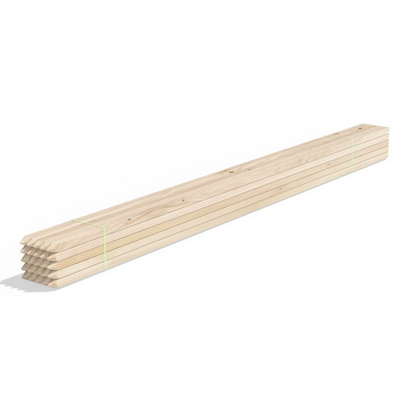 Greenes Fence 5' Plant Support Wood Garden Stakes (25 Pack)