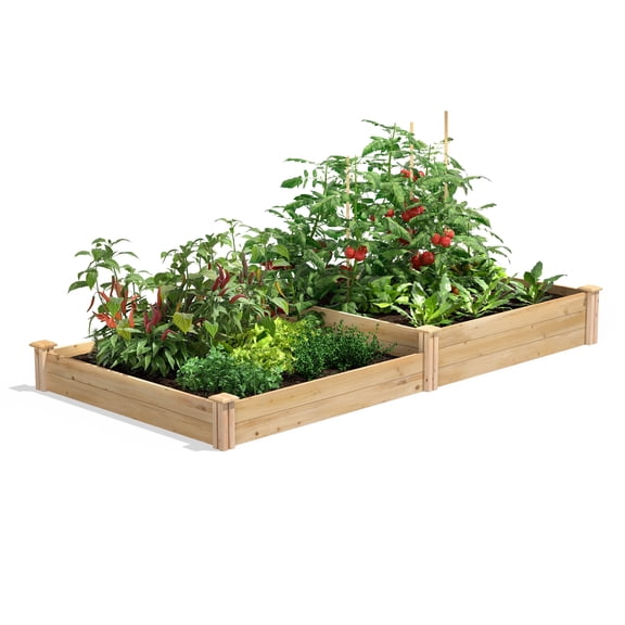 Greenes Fence 4' x 8' x 10.5-7'' (3/4" Thick) Premium Cedar Raised Garden Bed
