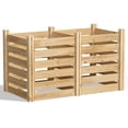thumbnail image 1 of Greenes Fence Outdoor Cedar Wood Composter 24" x 48" x 31", 154.60 gal, 1 of 8