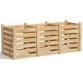 thumbnail image 1 of Greenes Fence Outdoor Cedar Wood Composter 24" x 72" x 31", 231.9 gal, 1 of 8